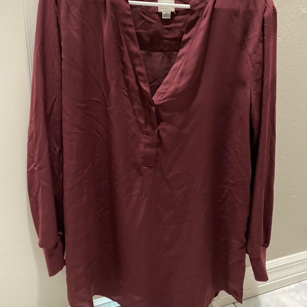 Maroon blouse